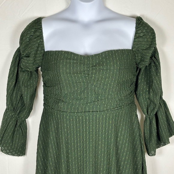 Worth Collective Green Lace Maxi Dress- XL - Picture 6 of 12